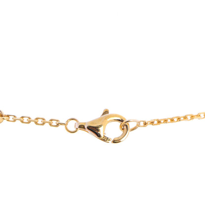 Van Cleef & Arpels 18K Yellow Gold Black Onyx Vintage Alhambra Pendant Necklace 5 of 6