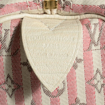 Louis Vuitton Mini Lin Croisette Speedy 30 Rouge 5 of 13