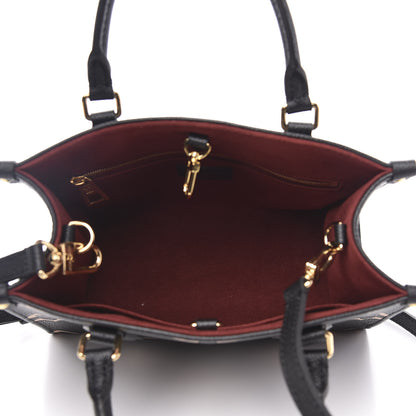 Louis Vuitton Empreinte Monogram Giant Onthego PM Black Beige 5 of 10