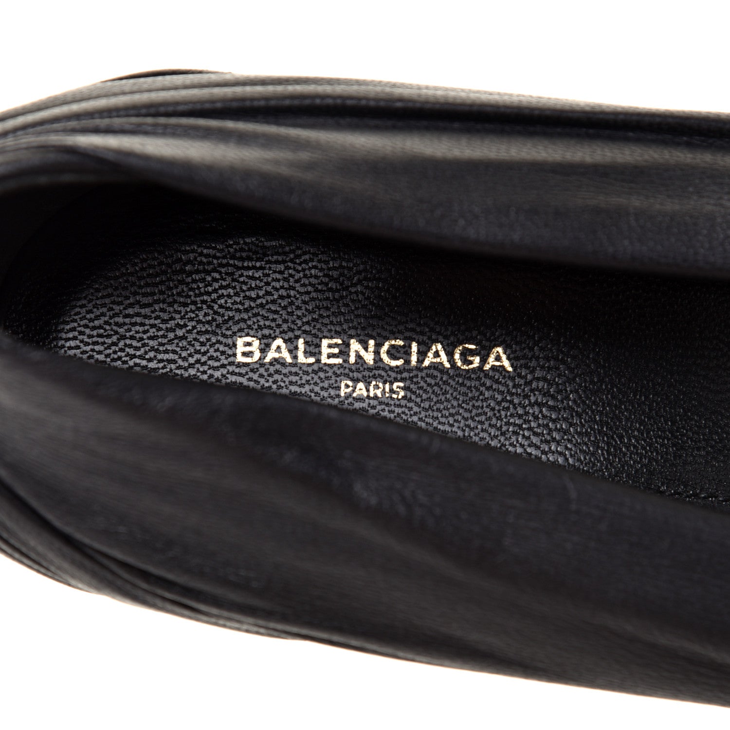 Balenciaga Lambskin Knife Pointed Pumps 36.5 Black 7 of 8