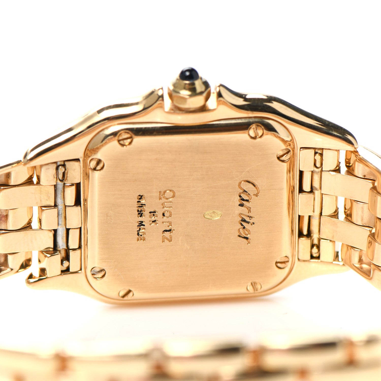 Cartier 18K Yellow Gold 22mm Panthere Quartz Watch 4 of 4