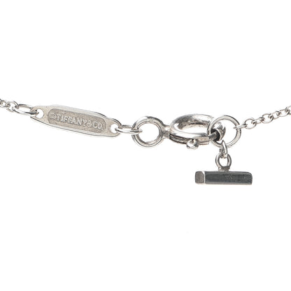 Tiffany Sterling Silver Small T Smile Pendant Necklace 5 of 6