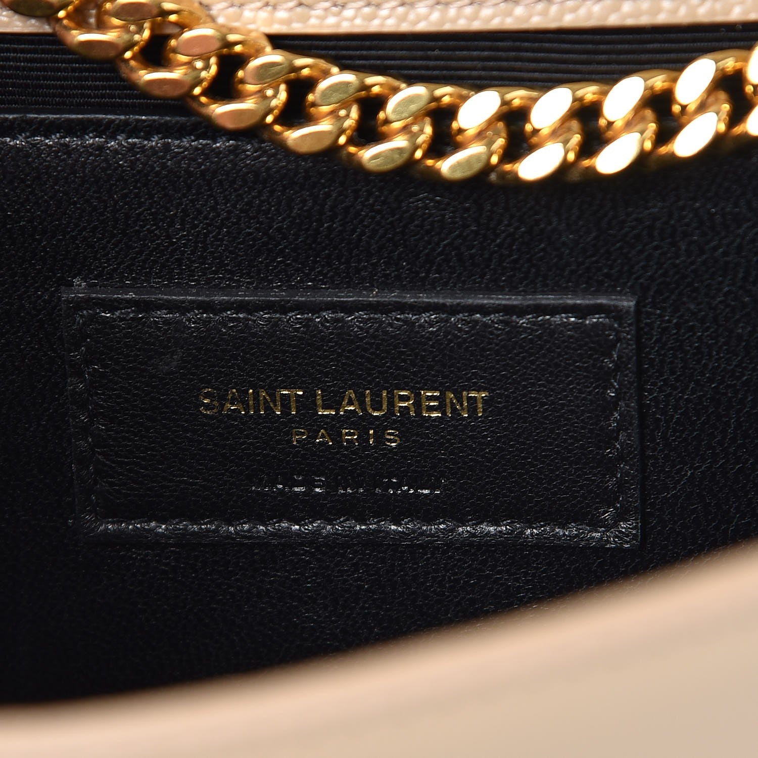 Saint Laurent Grain De Poudre Small Monogram Kate Satchel Nude Powder 6 of 7