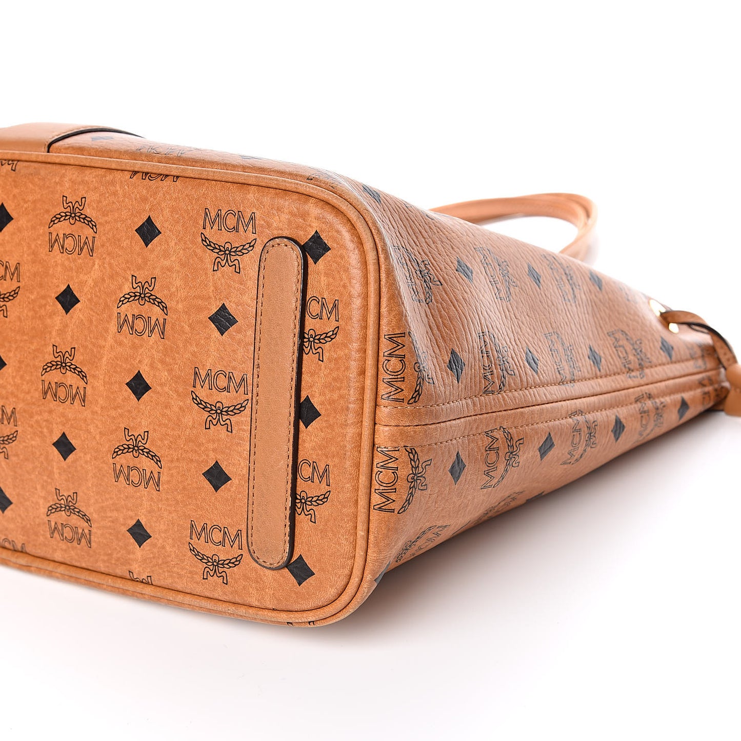 Visetos Medium Liz Reversible Shopper Tote Cognac