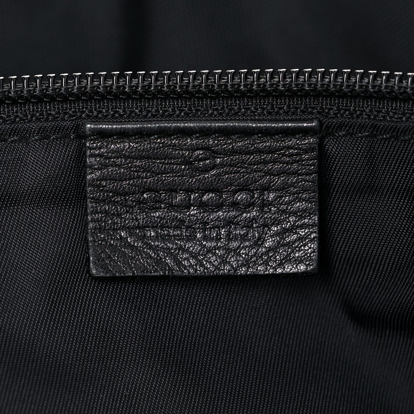 Guccissima Nylon Briefcase Black