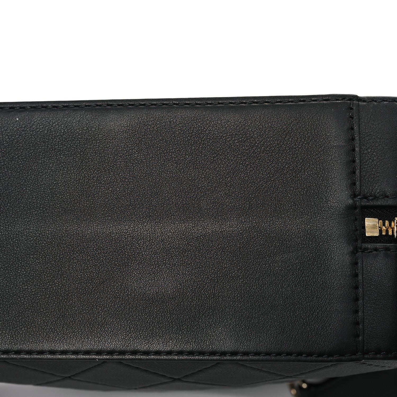 Chanel Calfskin Quilted Travel Kit Vanity Case Black 12 of 12