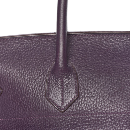 Hermes Taurillon Clemence JPG Birkin 42 Raisin 30 of 56
