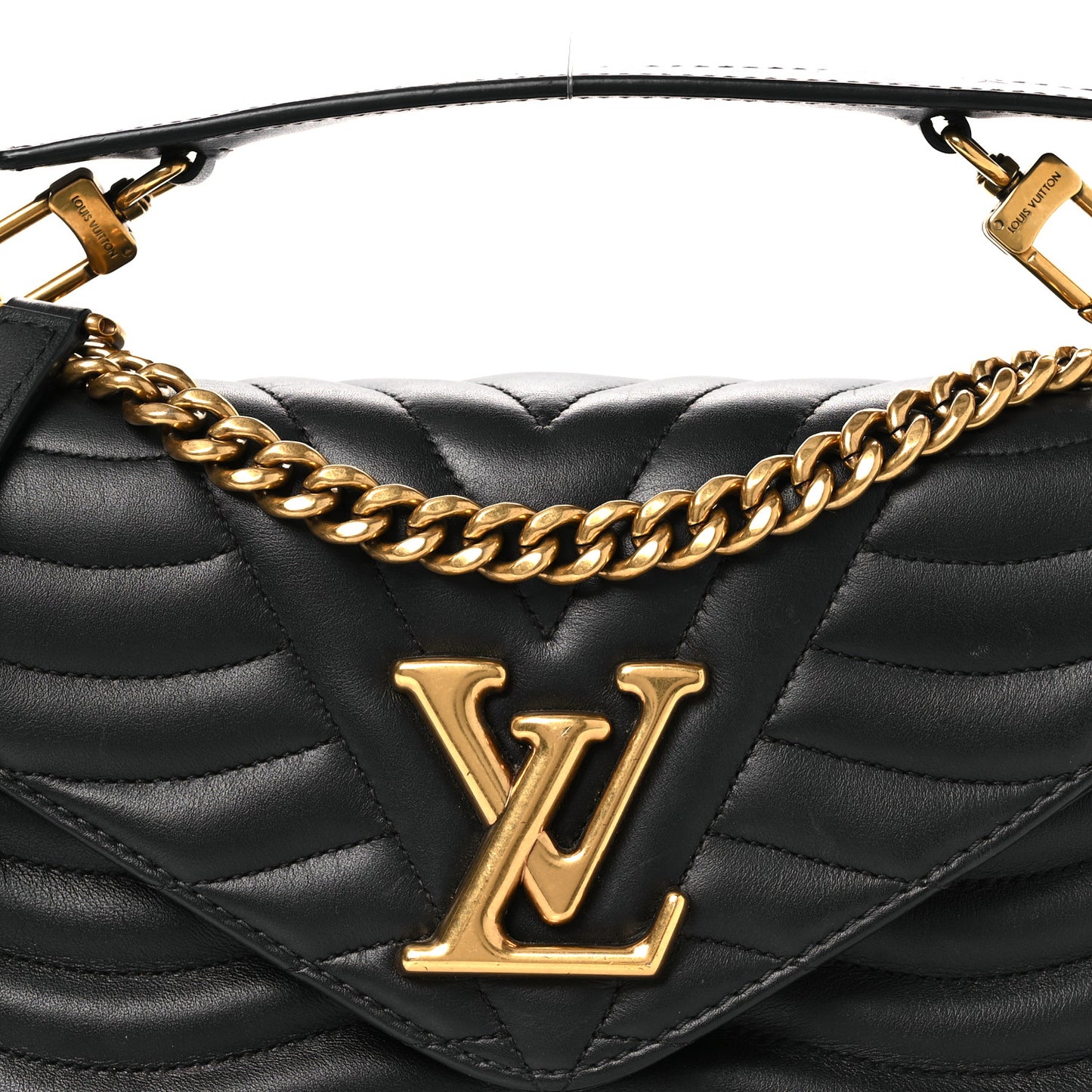 Calfskin New Wave Chain MM Black