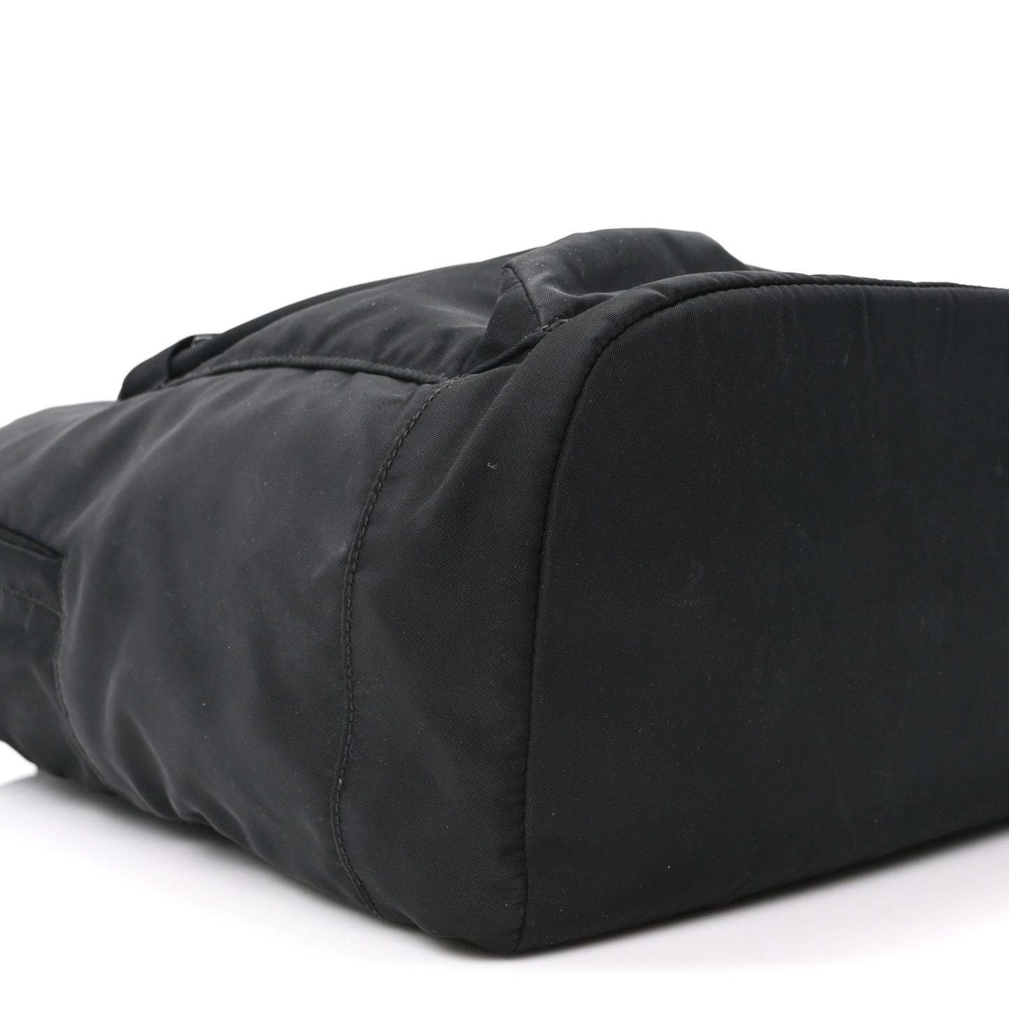 Tessuto Nylon Zip Backpack Black