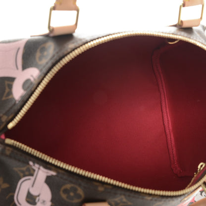 Louis Vuitton Monogram Bay Speedy 30 Rose Ballerine Poppy 5 of 6