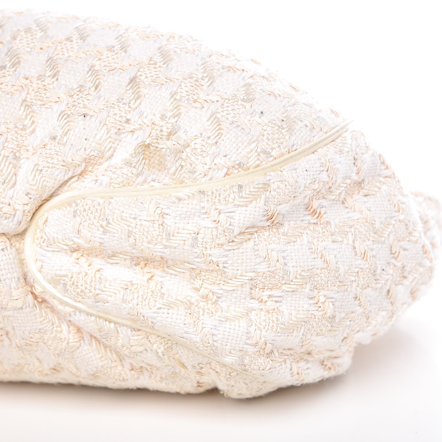 Chanel Tweed Boucle Knitting Bag Ivory 14 of 14