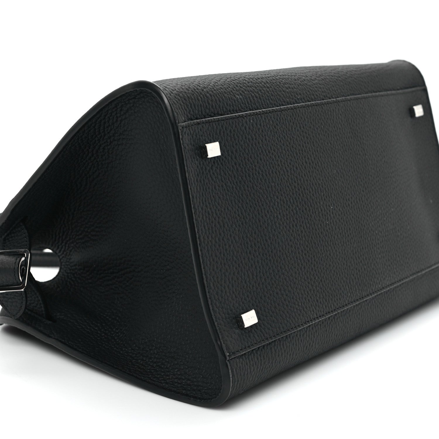 The Row Matte Grained Calfskin Soft Margaux 12 Black 8 of 10