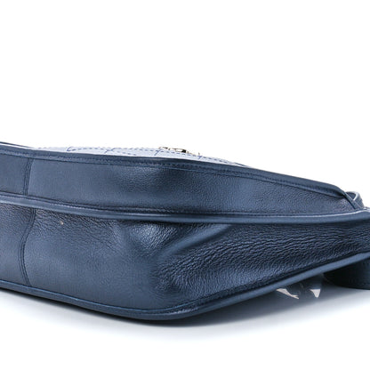 Chanel Calfskin Quilted Large Jungle Stroll Hobo Bag Navy 8 of 10
