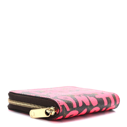 Louis Vuitton Monogram Graffiti Zippy Coin Purse Fuchsia 4 of 7