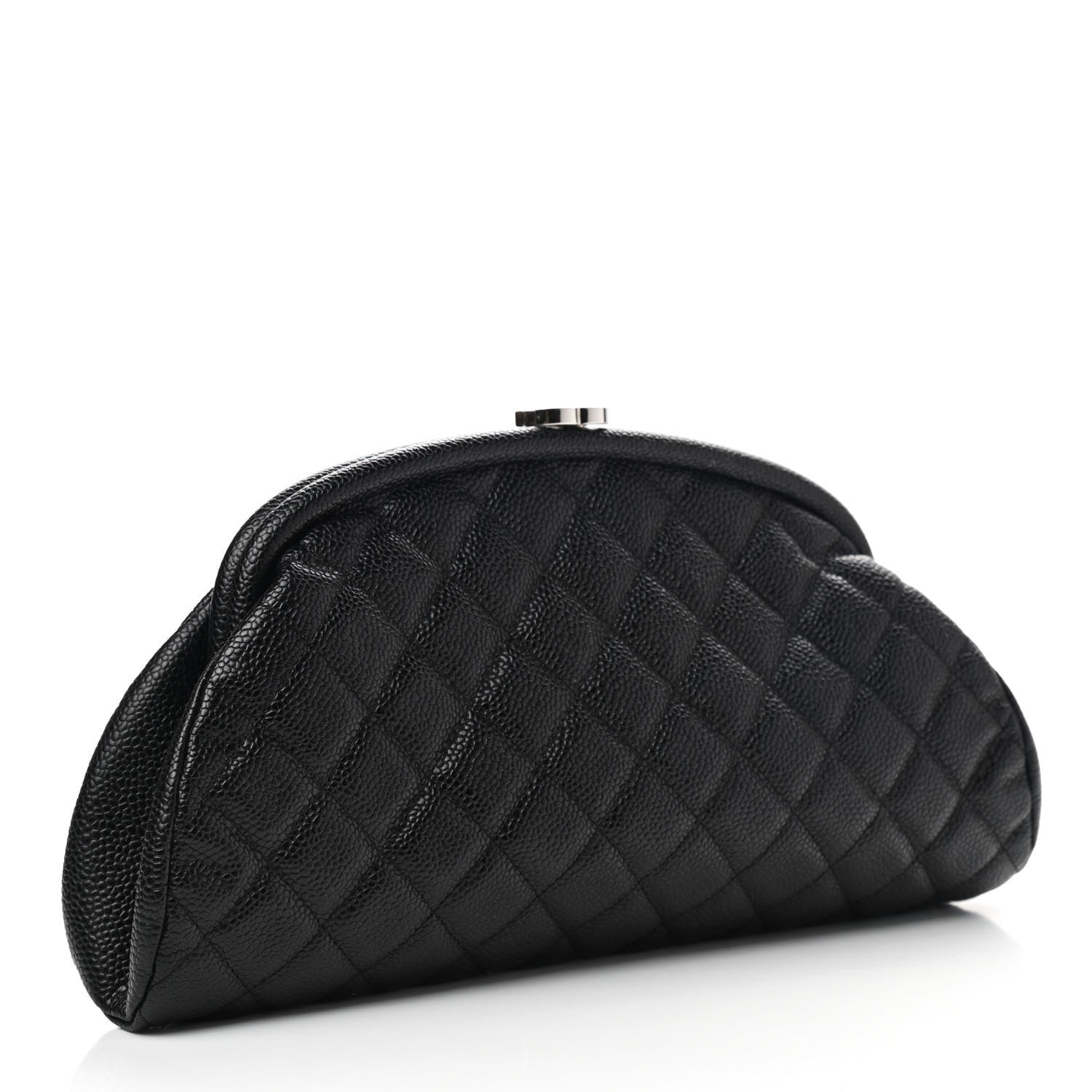 Chanel Caviar Quilted Timeless Clutch Black 3 of 7