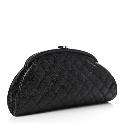 Chanel Caviar Quilted Timeless Clutch Black 3 of 7