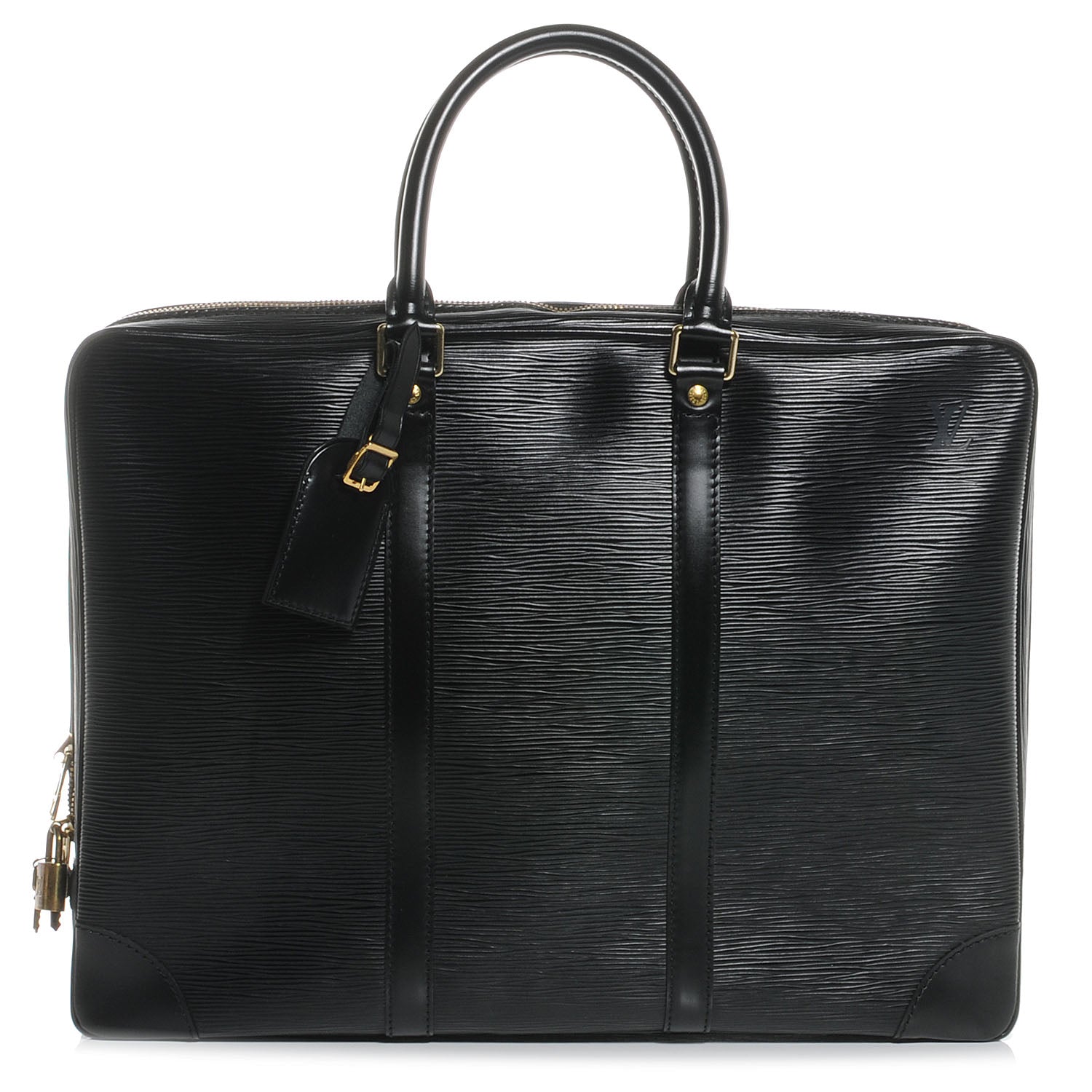 Louis Vuitton Epi Porte-Documents Voyage Briefcase Black 1 of 8