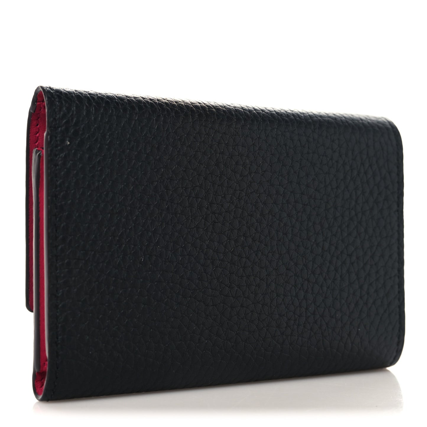 Taurillon Capucines Compact Wallet Black