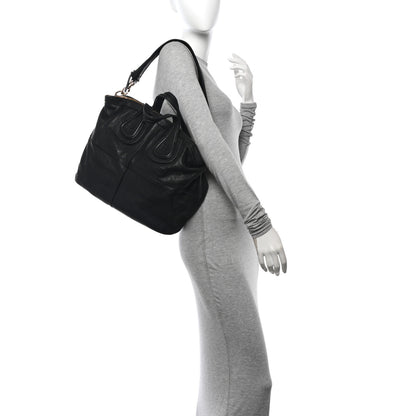 Givenchy Waxy Grained Calfskin Medium Nightingale Black 2 of 17