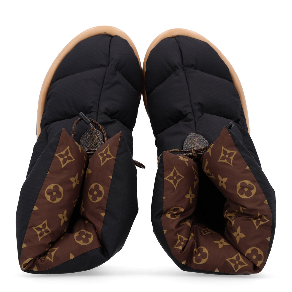 Louis Vuitton Nylon Monogram Pillow Comfort Ankle Boot 37 Black 2 of 10
