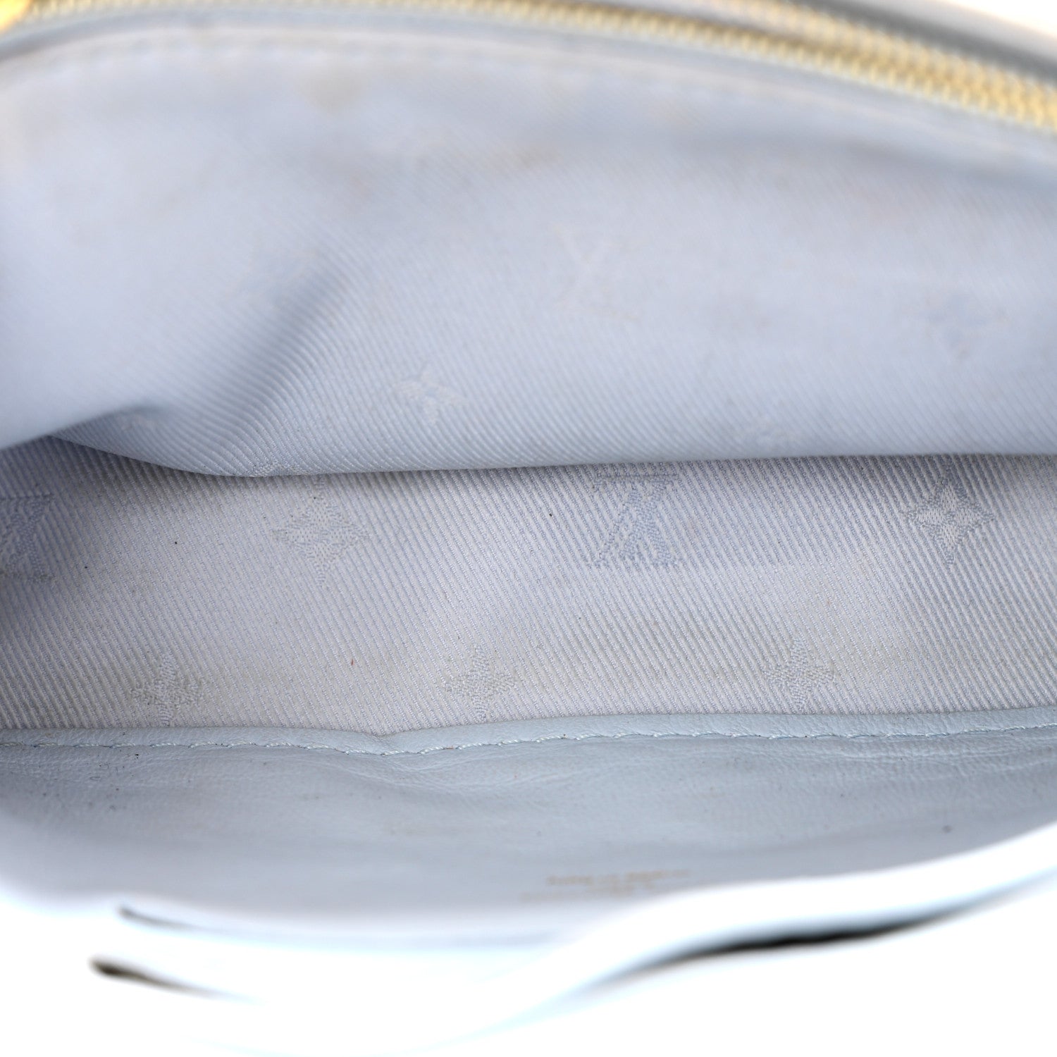 Louis Vuitton Calfskin Bubblegram Wallet On Strap Ice Blue 6 of 14