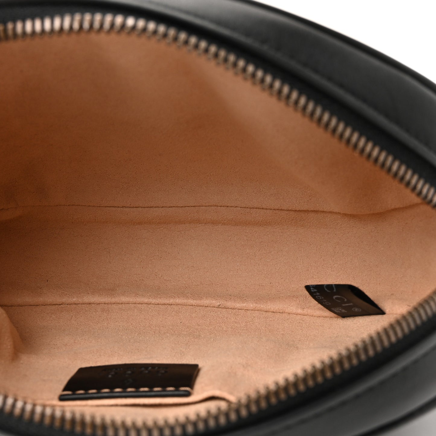 Calfskin Matelasse GG Marmont Belt Bag 85 34 Black