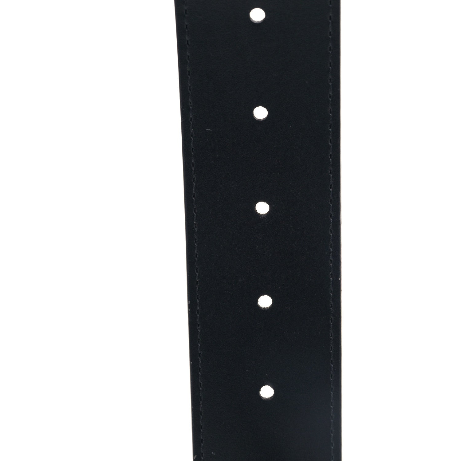 Louis Vuitton Calfskin Monogram 40mm LV Initiales Reversible Belt 90/36 Black 4 of 5