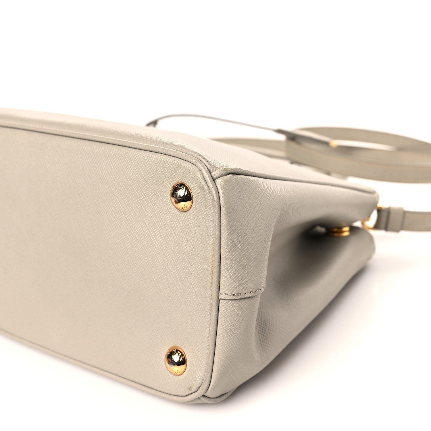 Prada Saffiano Small Galleria Double Zip Tote Pomice 9 of 12