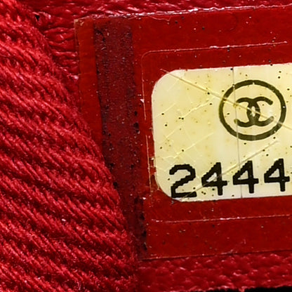 Chanel Calfskin Chevron Quilted Medium Coco Handle Flap Black 6 of 9