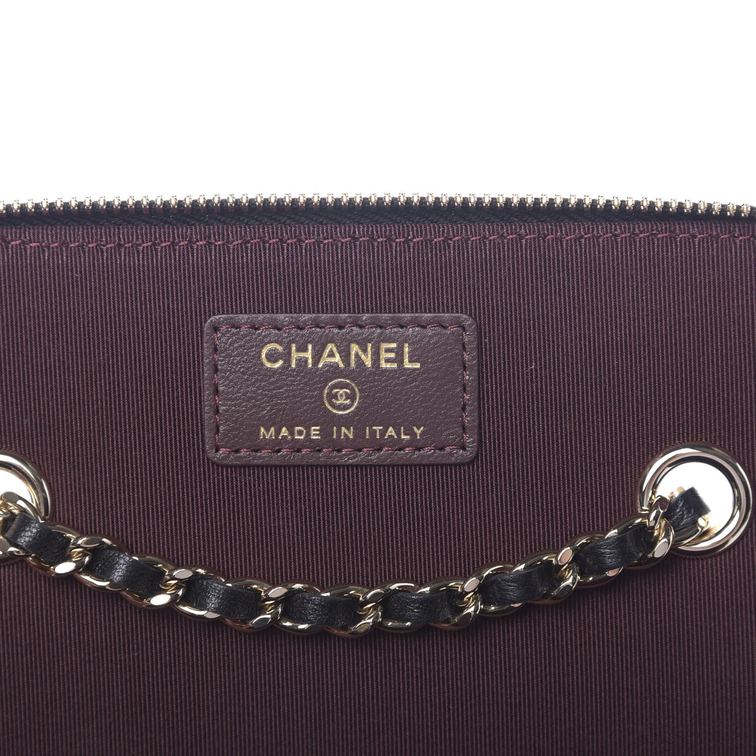 Chanel Lambskin Quilted Small Vanity Case With Chain Black 6 of 11