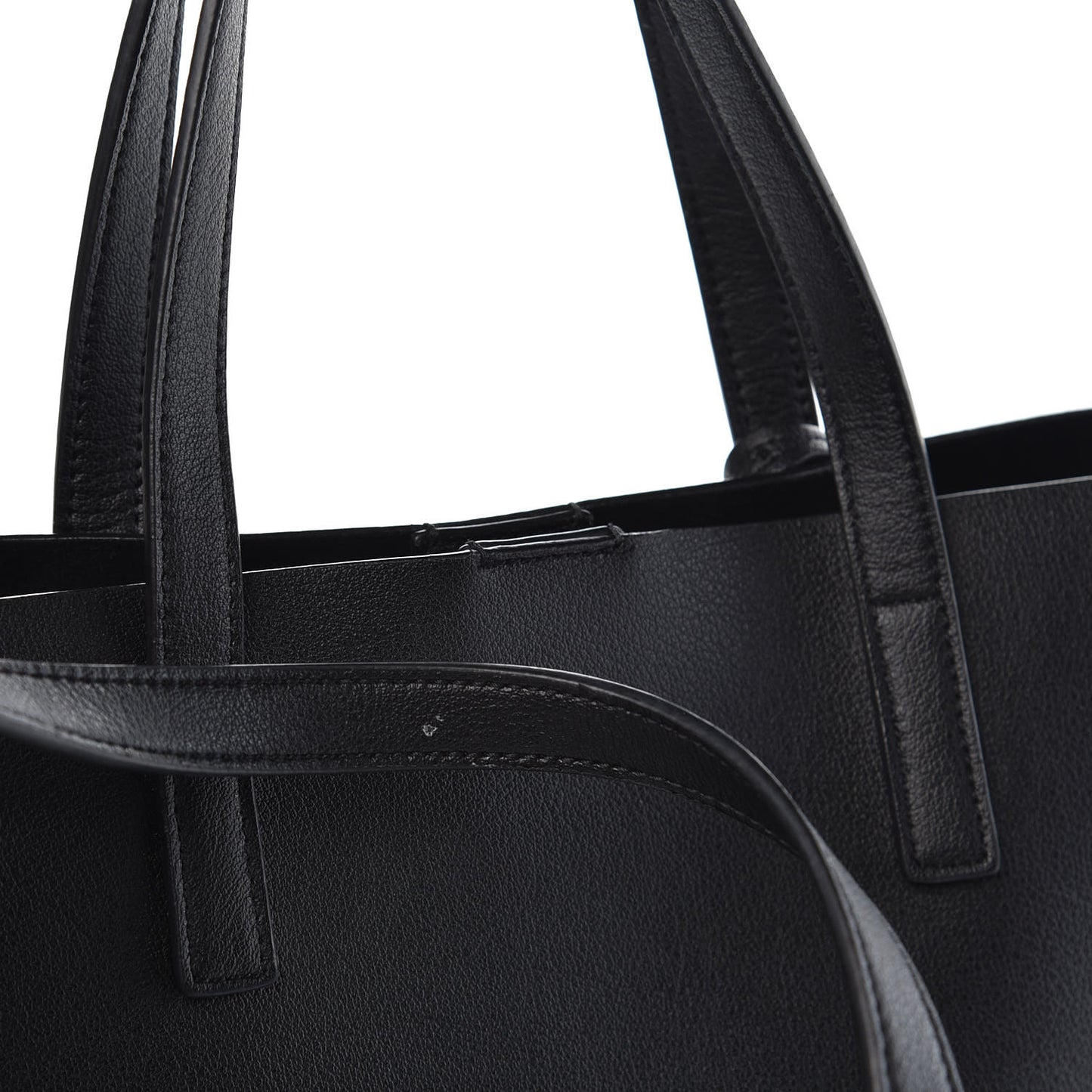 Calfskin Toy Shopping Tote Black