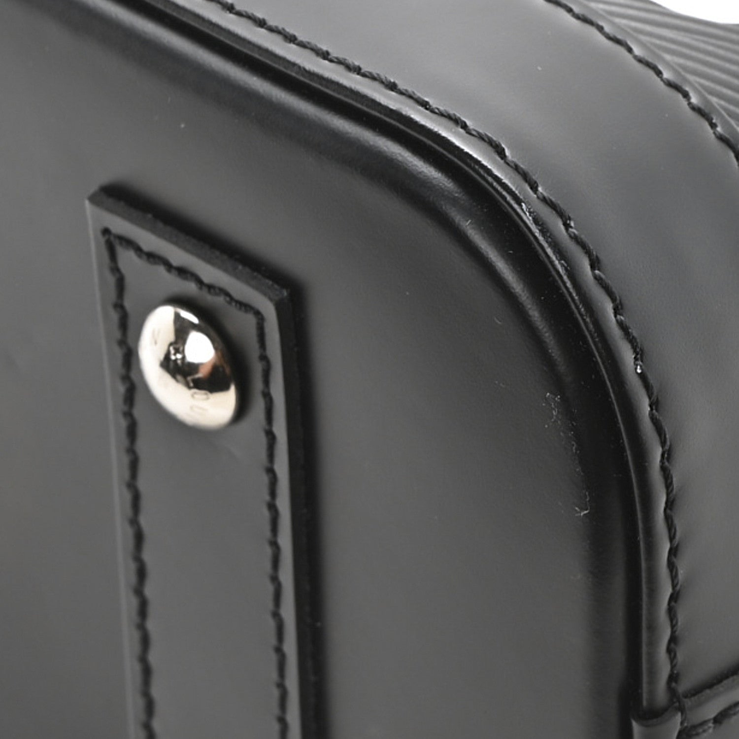 Louis Vuitton X YK Epi Alma BB Black White 9 of 9