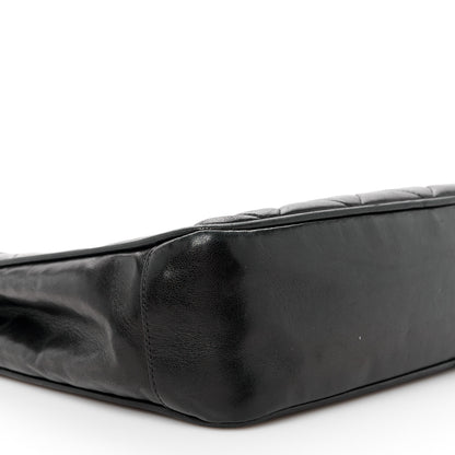 Chanel Lambskin Quilted CC Shoulder Bag Black 11 of 12