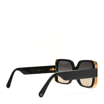 Louis Vuitton Acetate LV Moon Square Sunglasses Z1664E Black 4 of 7