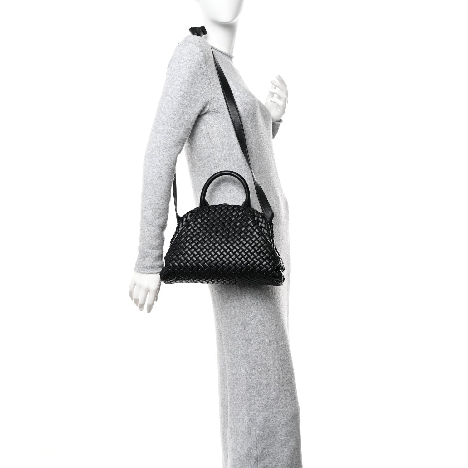 Bottega Veneta Nappa Intrecciato Small Padded The Handle Black 2 of 9