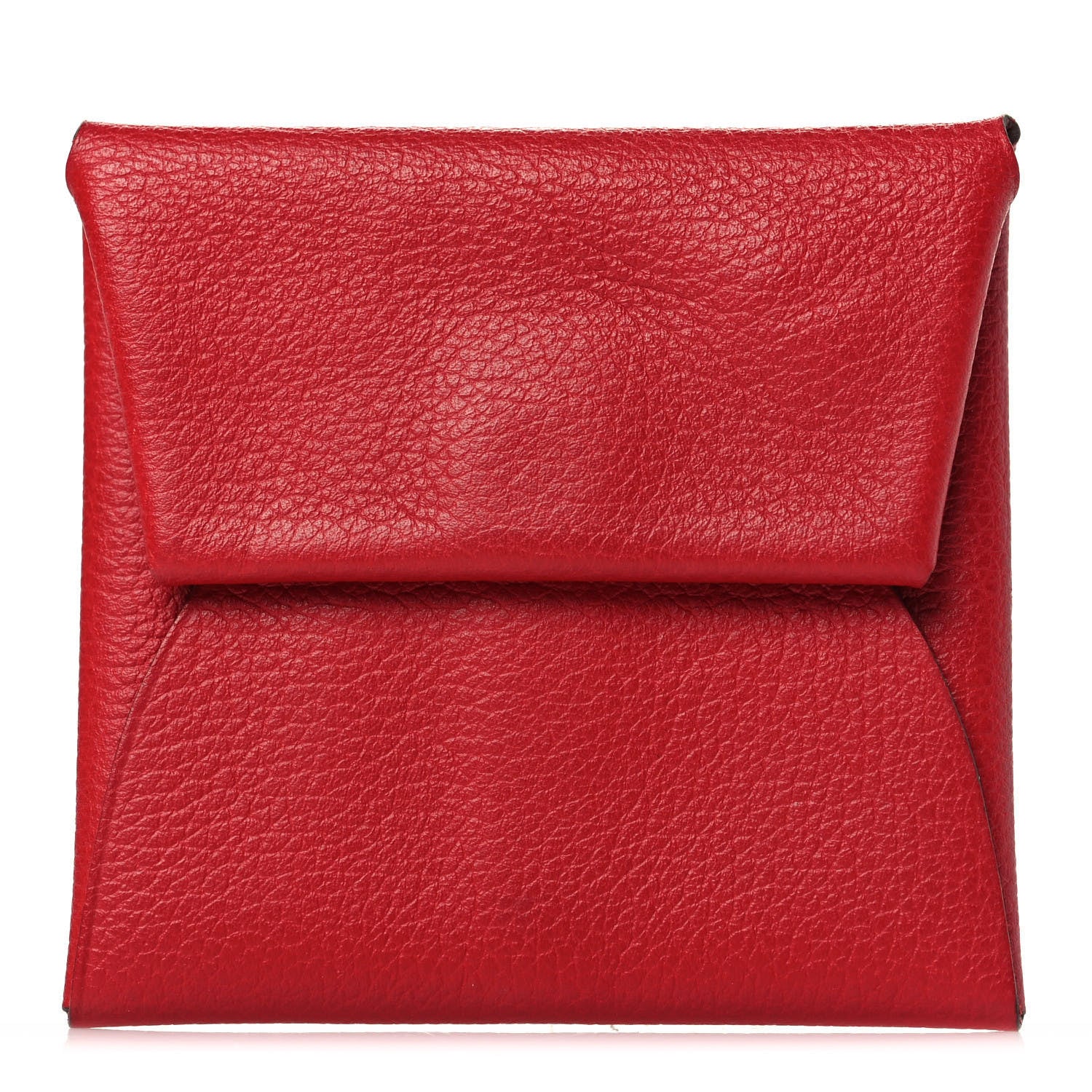 Hermes Evercolor Bastia Verso Coin Purse Rouge Piment Rouge de Coeur 1 of 8