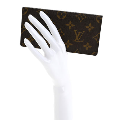 Louis Vuitton Monogram Simple Checkbook Holder Wallet Cover 2 of 7