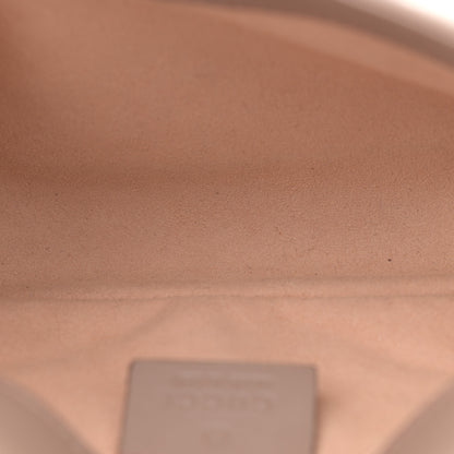 Gucci Calfskin Matelasse Super Mini GG Marmont Shoulder Bag Porcelain Rose 5 of 11