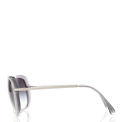 Chanel Acetate Crystal CC Sunglasses 5293-B Blue 3 of 8