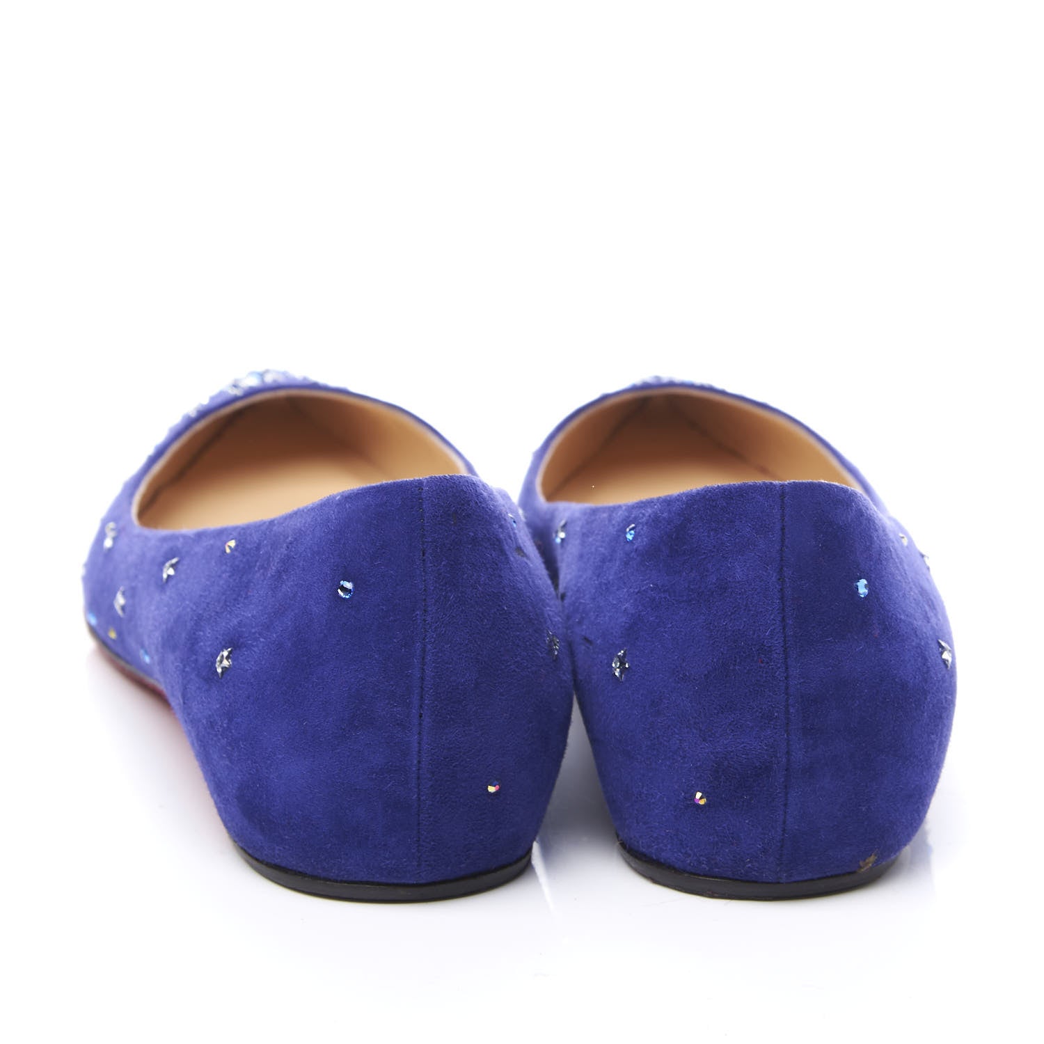 Christian Louboutin Veau Velours Embellished Gravitanita Starry Flats 36.5 Version Encre 5 of 10