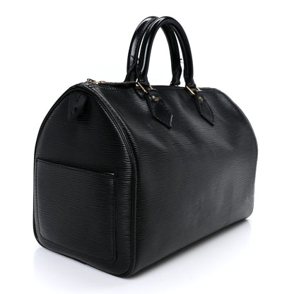 Louis Vuitton Epi Speedy 30 Black 2 of 14