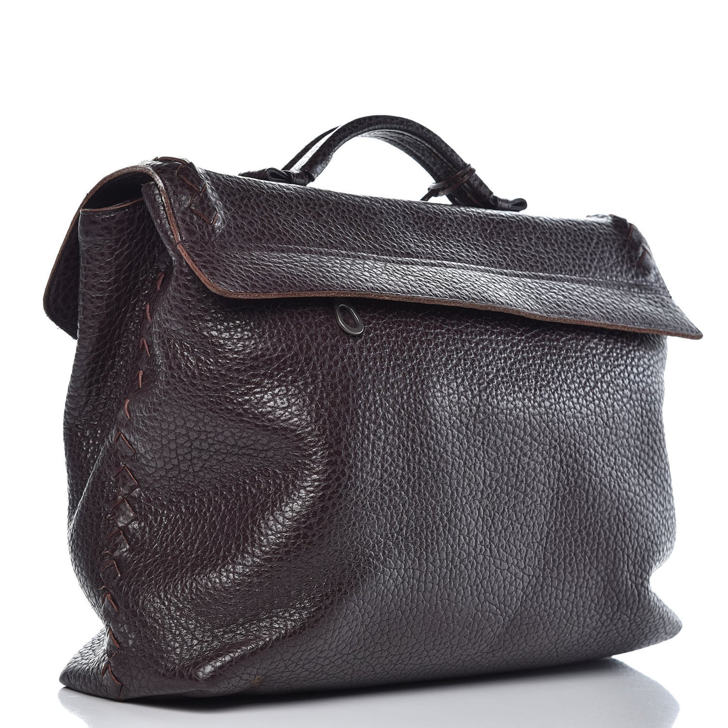Grained Calfskin Briefcase Gladiol