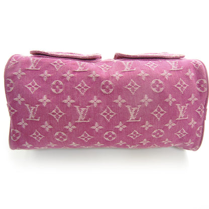 Louis Vuitton Monogram Denim Neo Speedy Fuchsia 4 of 9