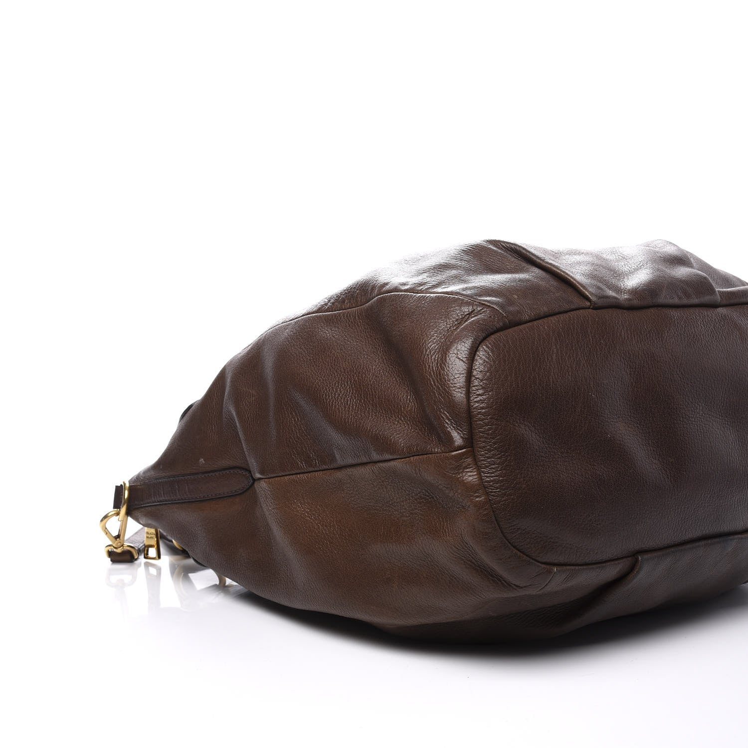 Prada Vitello Daino Hobo Bruciato 5 of 9