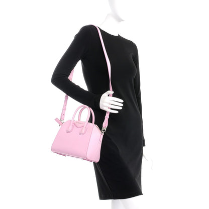 Givenchy Sugar Goatskin Mini Antigona Bright Pink 2 of 13