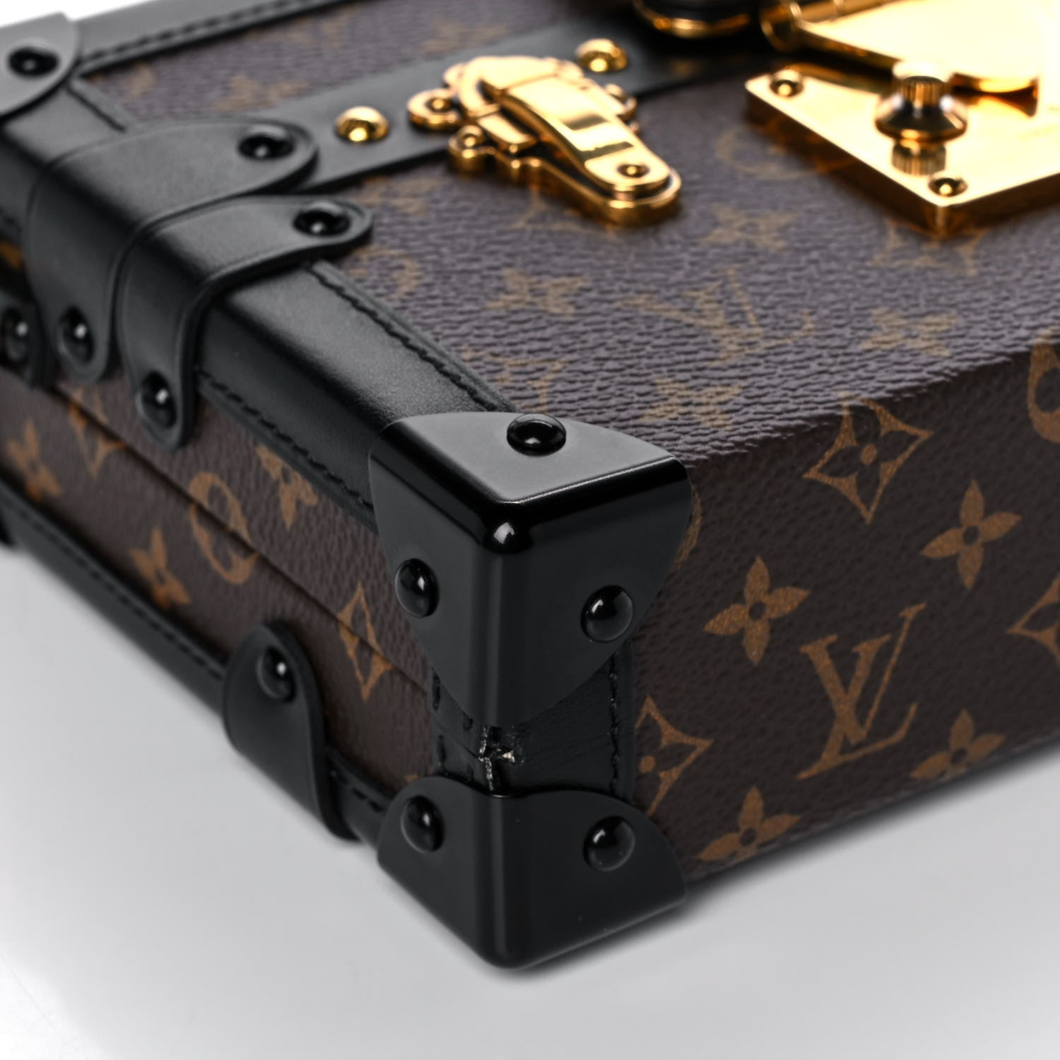 Louis Vuitton Monogram Petite Malle Black 7 of 9