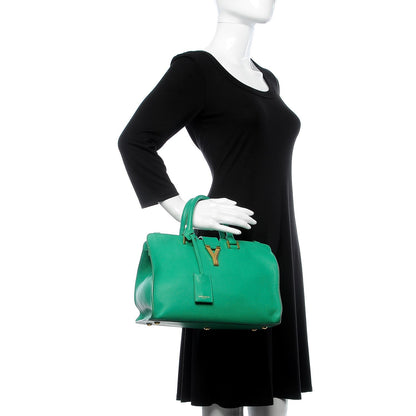 Saint Laurent Calfskin Small Classic Y Cabas Green 3 of 9