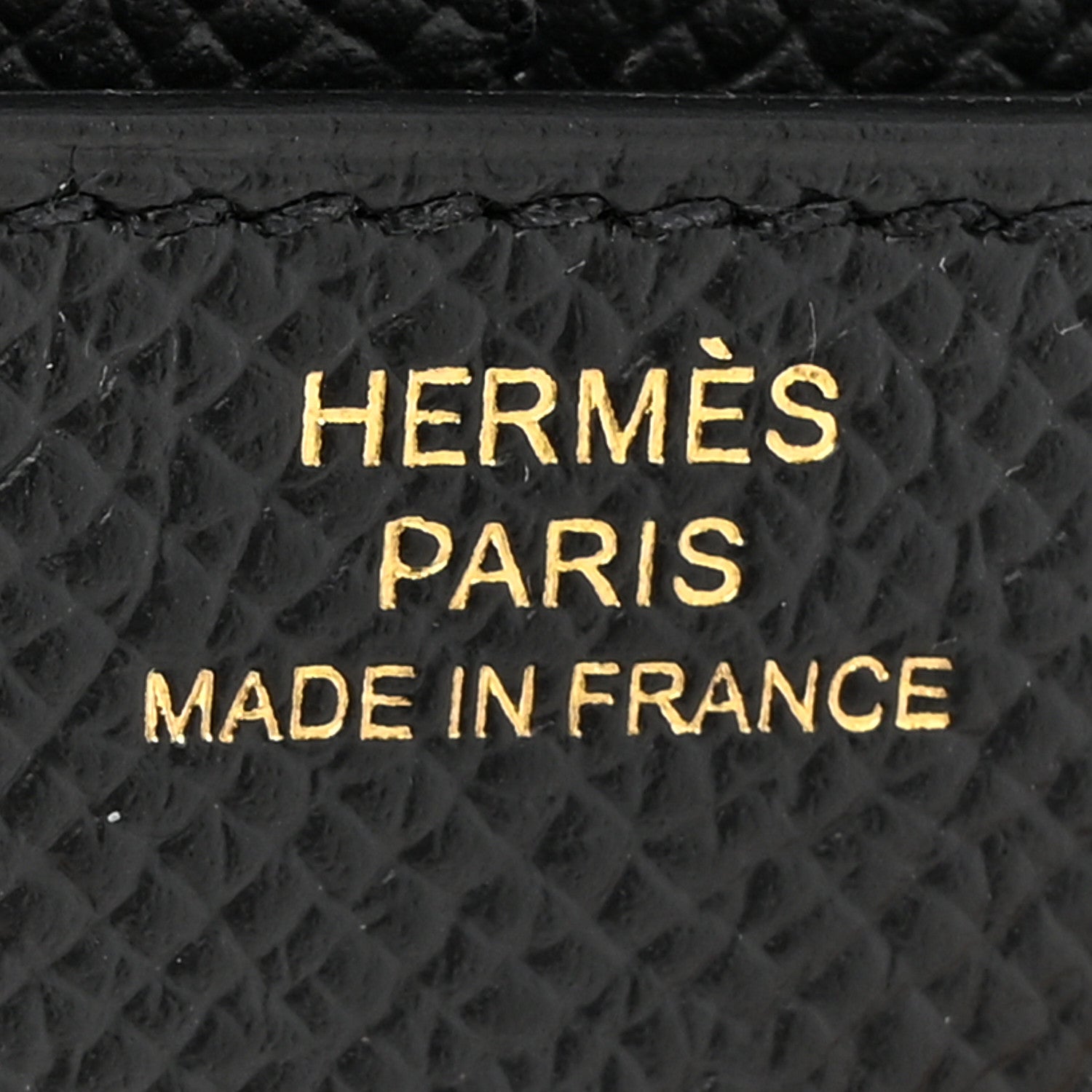 Hermes Epsom Constance Compact Passant Wallet Black 6 of 8