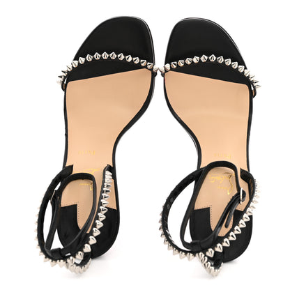 Christian Louboutin Kid Spiked So Me 100 Sandals 36 Black 2 of 10