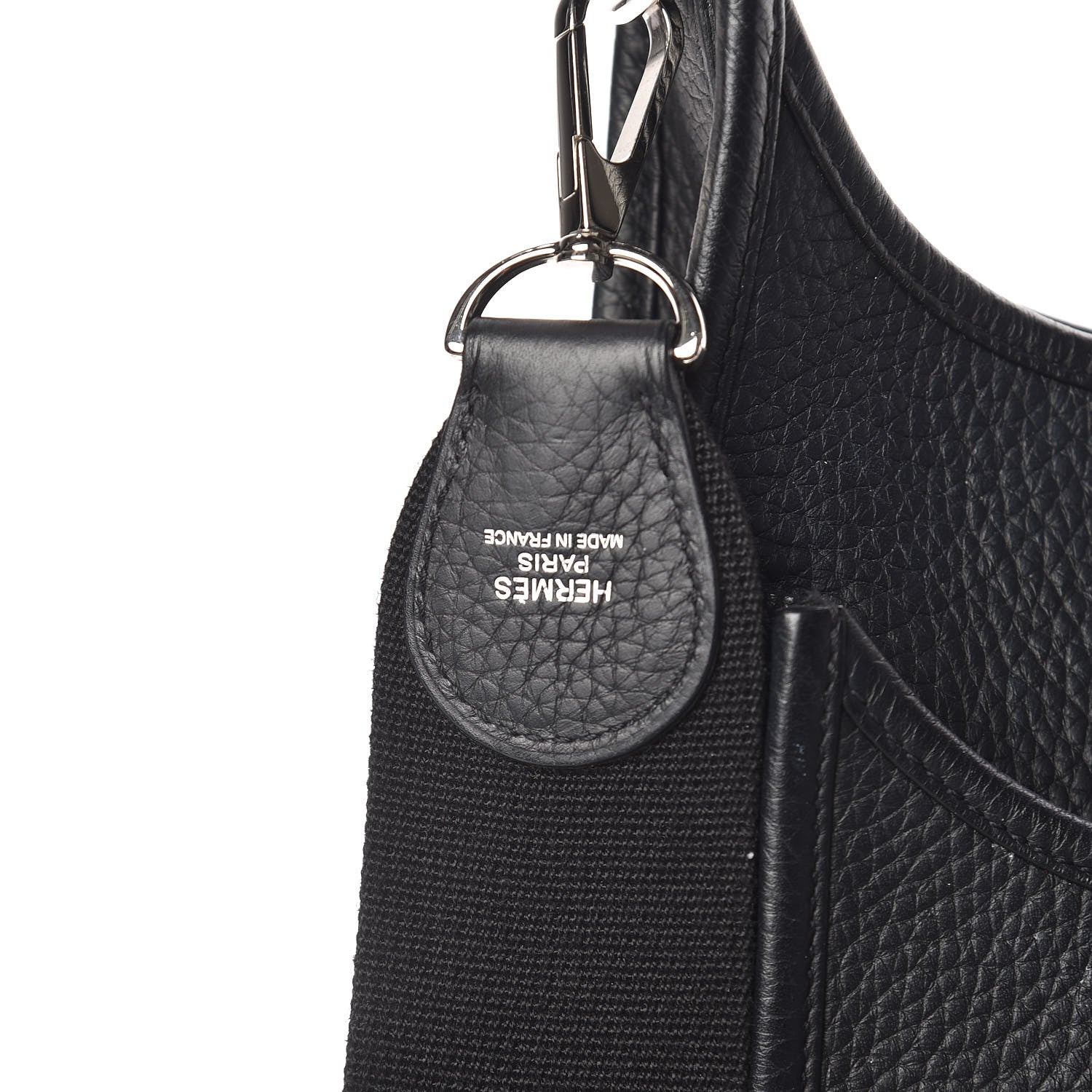 Hermes Taurillon Clemence Evelyne III GM Black 10 of 19